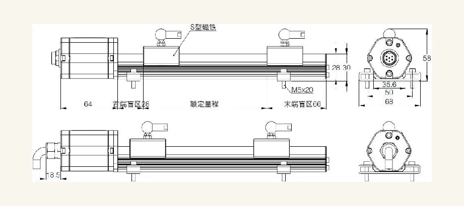 RP系列外置式磁致伸缩位移传感器